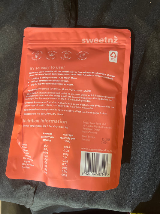 SweetNZ Monk Fruit 500g