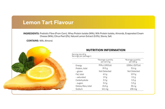 Smart Protein Bar Lemon Tart