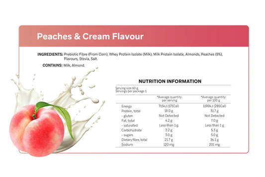 Smart Protein Bar Peaches & Cream