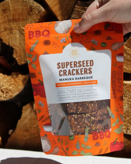 Superseed Original Manuka Barbeque Crackers
