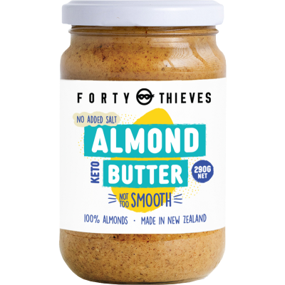 Forty Thieves Almond Butter Smooth – 290g
