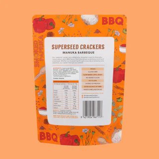 Superseed Original Manuka Barbeque Crackers