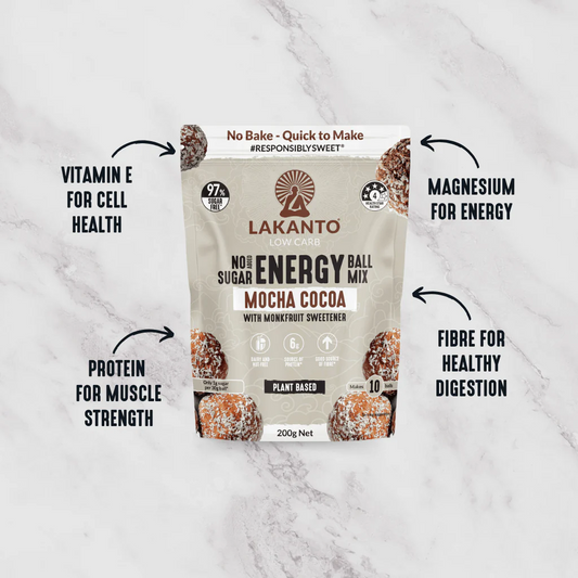 Lakanto Energy Ball Mix Mocha Cocoa