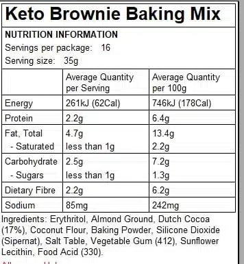 Frenchies Keto Brownie Mix
