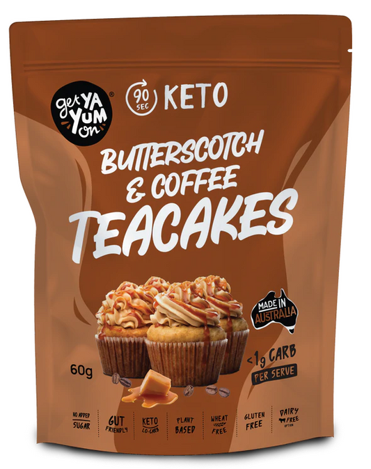 Get Ya Yum On Butterscotch & Coffee Teacakes 60g