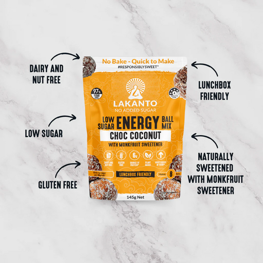 Lakanto Energy Ball Mix Choc Coconut
