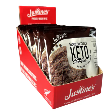 Justine's Keto Double Choc Crunch Cookie 40g
