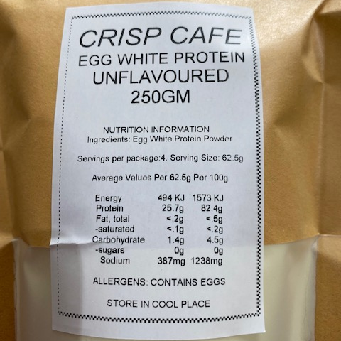 Egg White Protein Unflavoured