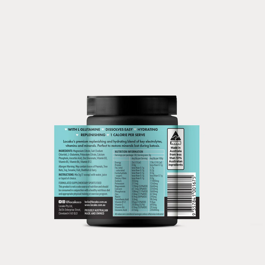 Locako Keto Electrolytes - Unflavoured