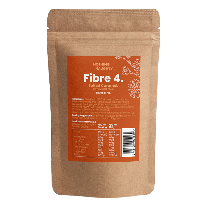 Nothing Naughty Fibre 4 Salted Caramel Sample Pack