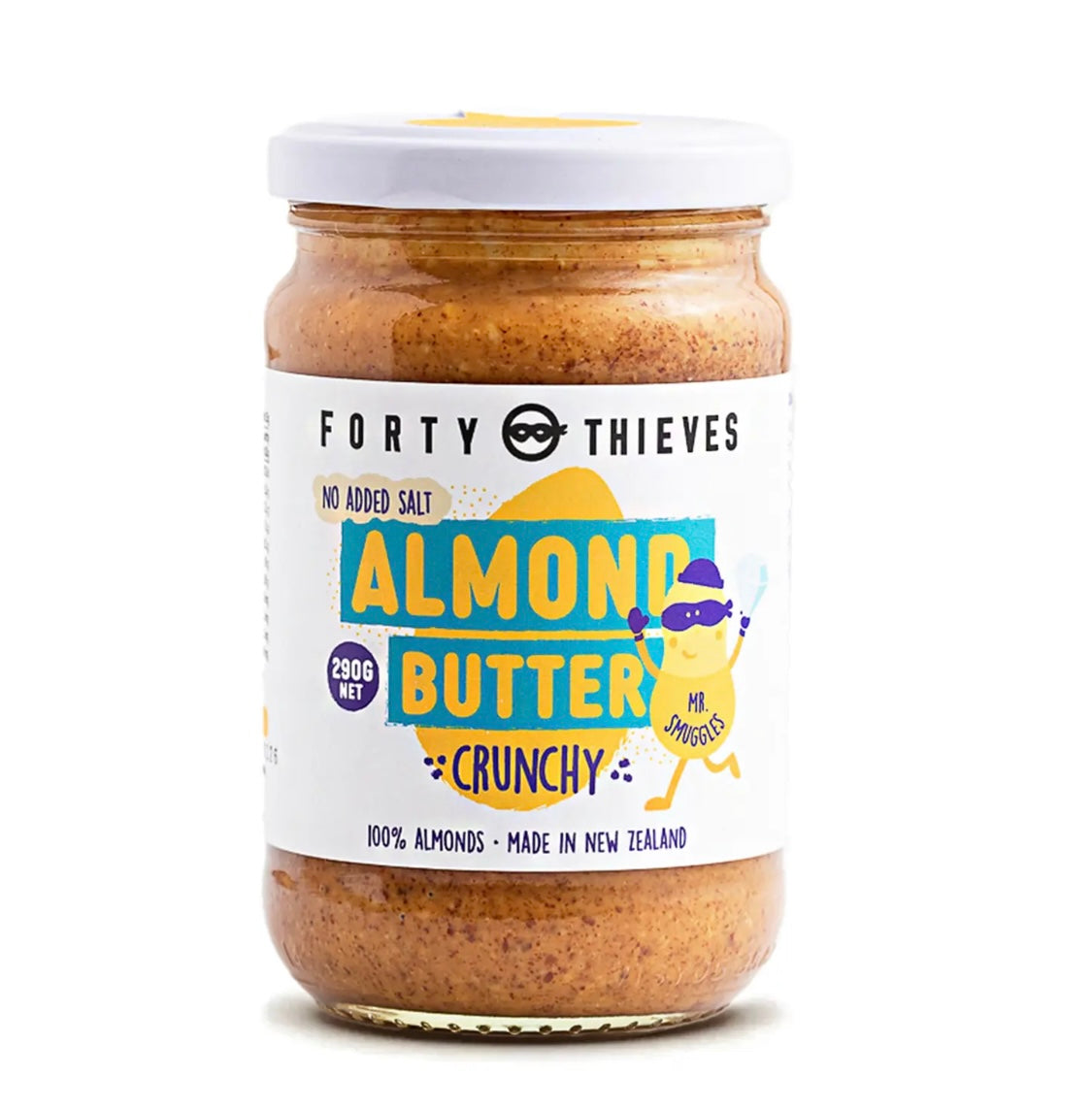 Forty Thieves Almond Butter Crunchy – 290g