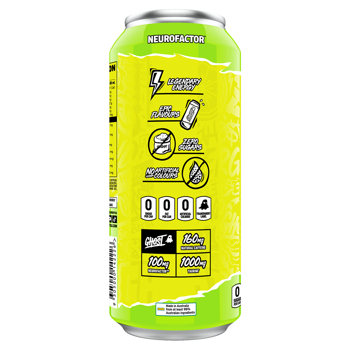Ghost Original Lemon Lime RTD 500ml