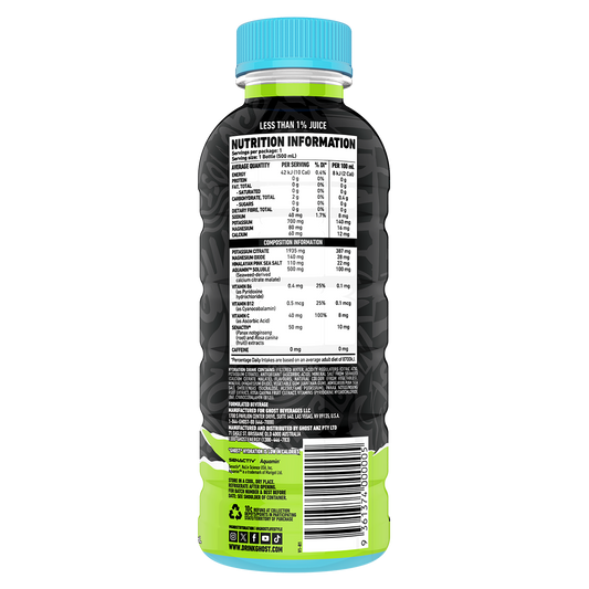 Ghost Hydration RTD Lemon Lime 500ml