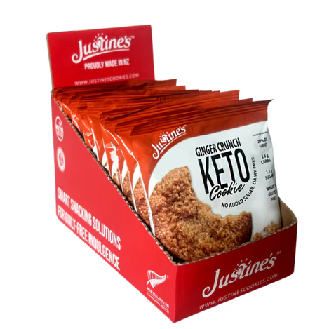 Justine's Keto Ginger Crunch Cookie 40g