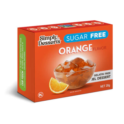 Simply Dessert's Sugar Free Orange Jelly