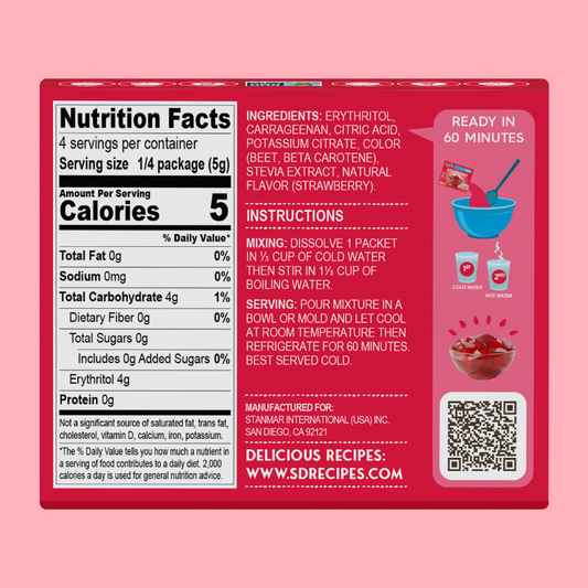 Simply Dessert's Sugar Free Strawberry Jelly