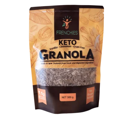 Frenchies Keto Cinnamon, Vanilla, Grain free Granola