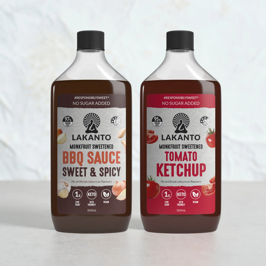 Lakanto BBQ Sauce and Tomato Ketchup Sauce Set