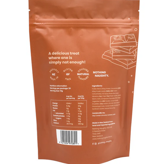 Nothing Naughty Premium Whey Protein Bites Chocolate Brownie 300gm