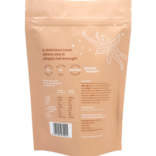 Nothing Naughty Premium Whey Protein Bites Vanilla Bean 300gm
