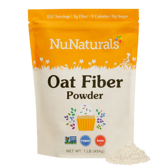 NuNaturals Oat Fiber 454g