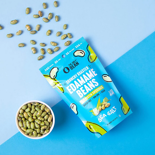 THE ONLY BEAN - CRUNCHY ROASTED EDAMAME BEANS (SEA SALT)