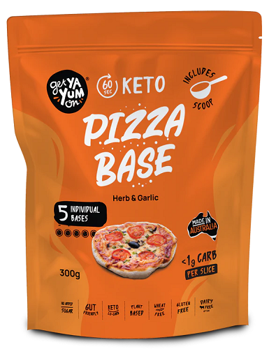 Get Ya Yum On Pizza Base - Herb & Garlic 60g