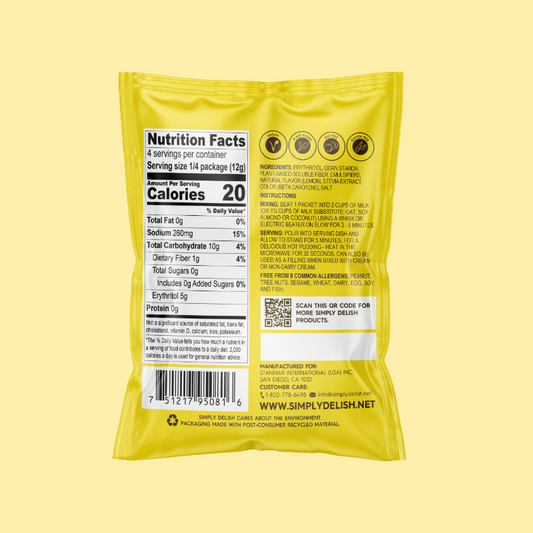 Simply Delish Lemon Instant Pudding