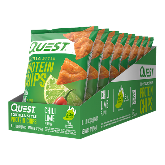 Chili Lime Tortilla Style Quest Protein Chips