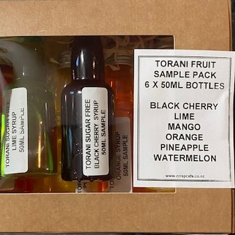 Torani Sugar Free Syrup Fruity Sample Pack of 6