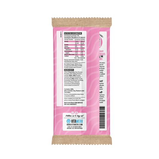 Vitawerx NEW FORMULA White Chocolate Coconut Rough 100gm