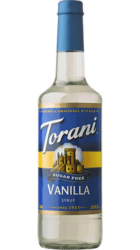 Torani Sugar Free Syrup Vanilla 375ml