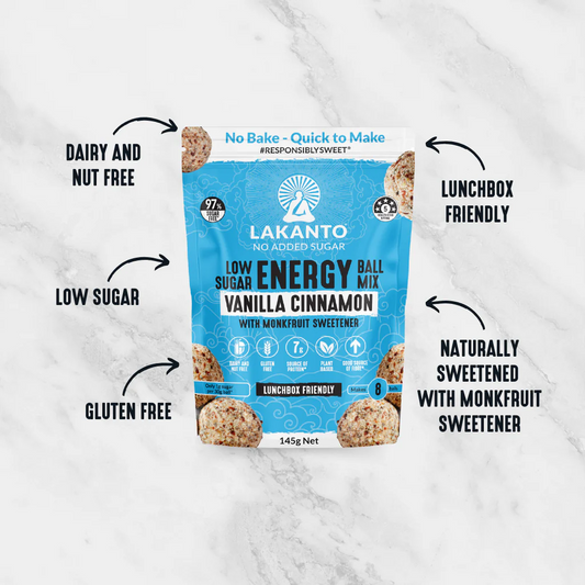 Lakanto Energy Ball Mix Vanilla Cinnamon