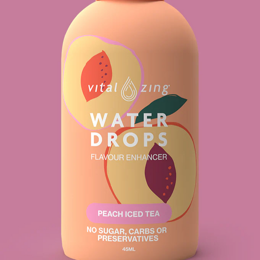 VitalZing Water Drops Peach Iced Tea