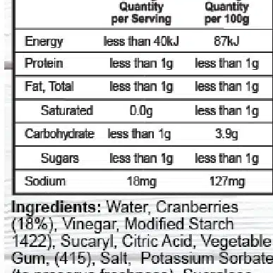 Frenchies Keto Cranberry Sauce