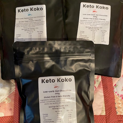 Keto Koko Set of 3 Low Carb Hot Chocolate