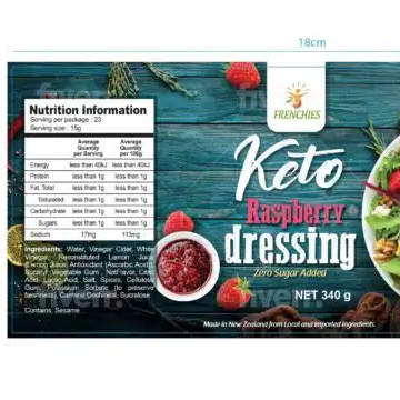Frenchies Keto Raspberry Vinaigrette Dressing