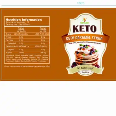 Frenchies Keto Caramel Syrup