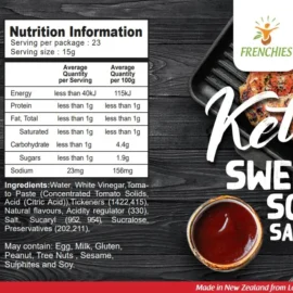Frenchies Keto Sweet & Sour Sauce