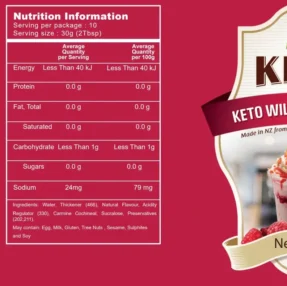 Frenchies Keto Wildberry Syrup