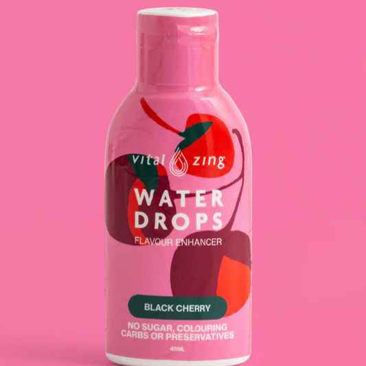 VitalZing Water Drops Black Cherry