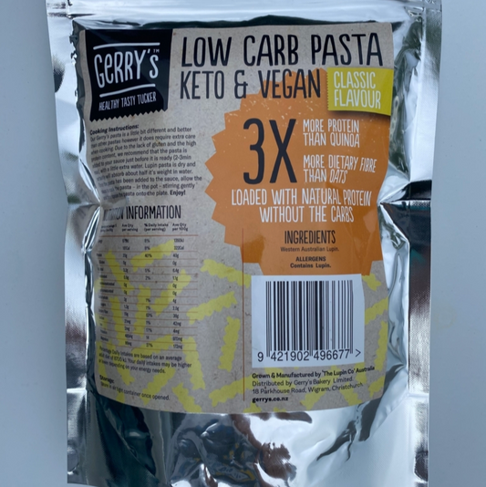 Gerry's Low Carb Pasta Classic 250g