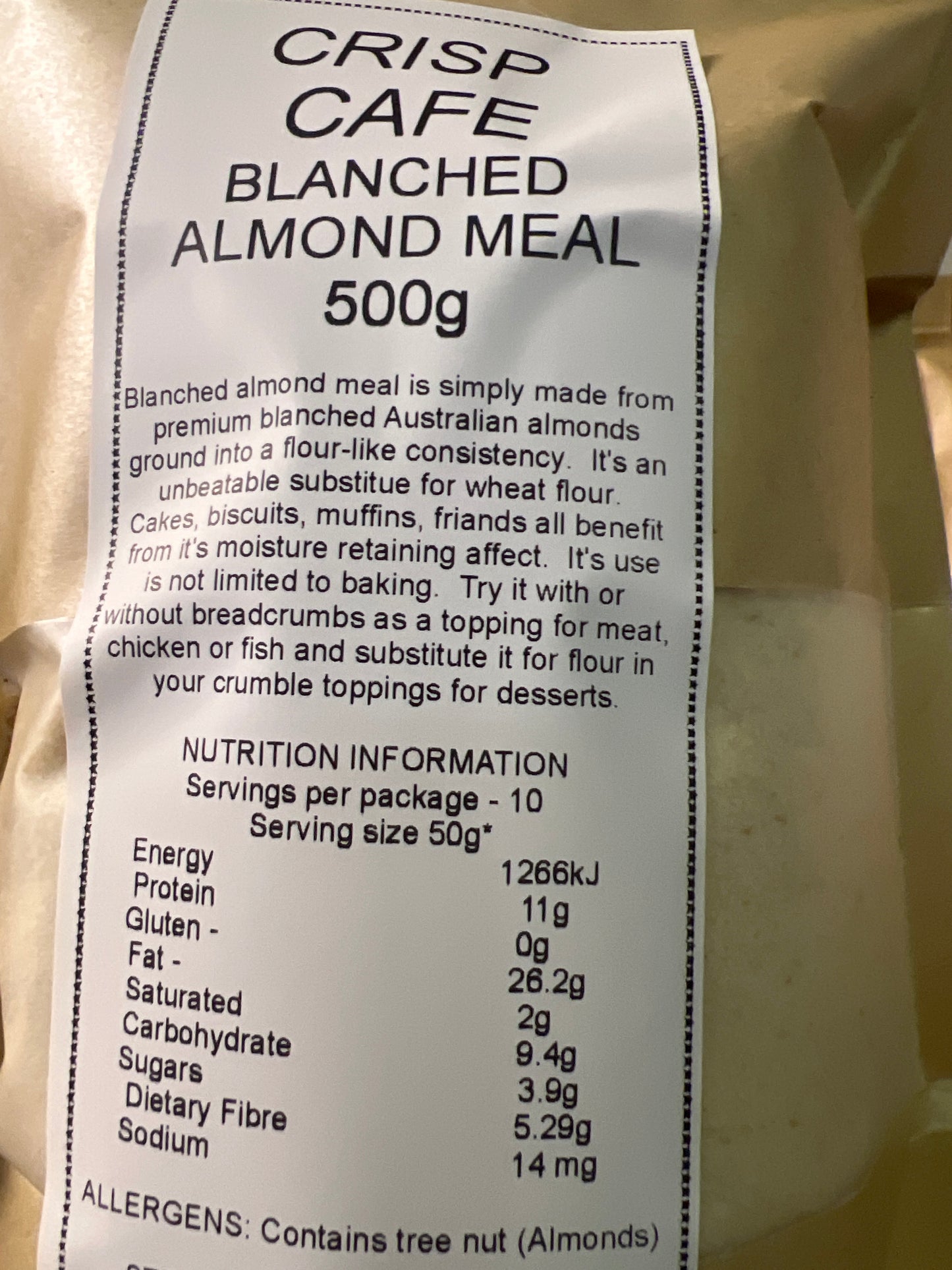 Almond Meal 500gm