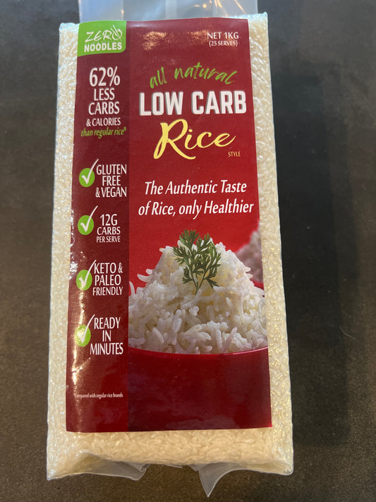ZERO NOODLES Low Carb Rice 1 KG Packet