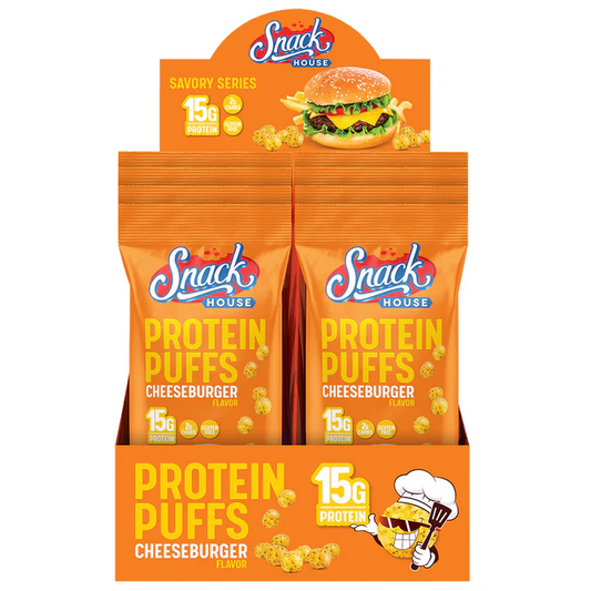 Snack House Puffs Cheese Burger Keto Puff's