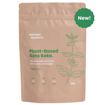 Keto Koko Low Carb Plant Based Peppermint Hot Chocolate
