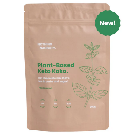 Keto Koko Low Carb Plant Based Peppermint Hot Chocolate