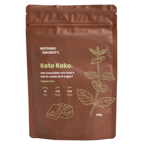 Keto Koko Peppermint Low Carb Hot Chocolate
