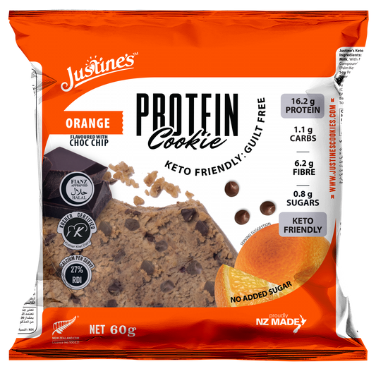 Justine's Protein Cookie Orange Dark Choco Chip 60g