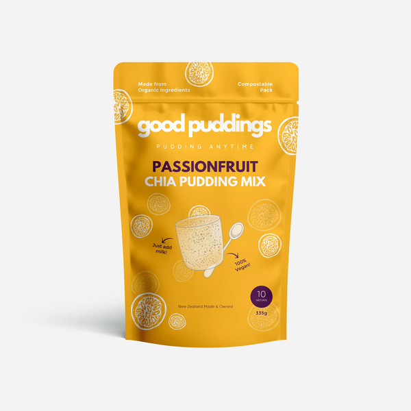 Good Puddings Passionfruit Chia Pudding Mix – Shop Lowcarb NZ